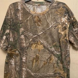 Real tree short sleeve Camo shirt